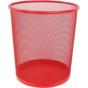 Small round basket NET — red