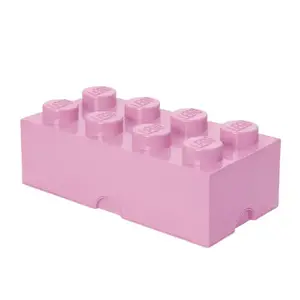 Storage box LEGO by Room Copenhagen, model Brick 8 — Rose, 500×180×250 mm