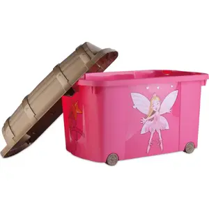 Toy Storage Chest - No name - Princess Design, 57 L Capacity