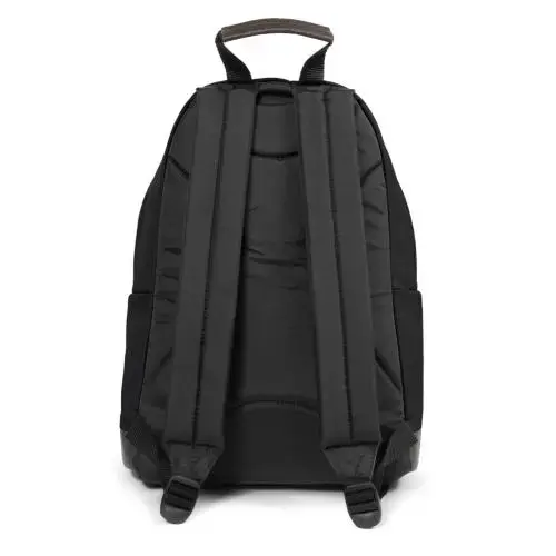 Рюкзак Eastpak Wyoming чёрный с коричневой кожей 14" Photo 5