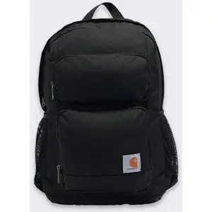 Mugursoma Carhartt SingleCompartment 27 L — tilpums 27 l, viens galvenais nodalījums, melna