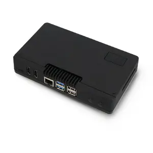 Korpuss Argon40 Argon ONE V5 priekš Raspberry Pi 5 — alumīnija, ar ventilatoru un radiātoru, melns