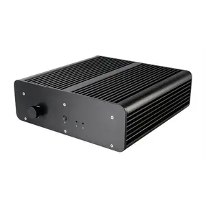 PC Case Akasa Pascal MD Small Form Factor SFF, Black, Aluminium, UCFF, supports 2.5" HDD, external PSU