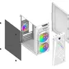 Aqirys BELLATRIX PRO Mini Tower White Photo 17