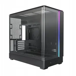 Datora korpuss Montech King 15 Black — mid-tower ATX, melns