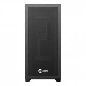 Datora korpuss Zenpc Z9 Mesh Core Black — mid-tower šasija, acs priekšpuse, bez putekļu filtra