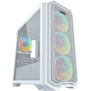 PC Case Aqirys WEZEN Midi Tower White — Mini-ITX/Micro-ATX, 3x120mm front, 1x120mm rear, 2x3.5" + 2x2.5" bays