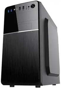 CRONO VeinX корпус Chant CH25M Micro Tower, без блока питания, 1x USB-C, 2x USB 3.0, 1x USB 2.0, чёрный