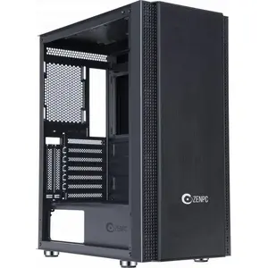Datora korpuss Zenpc Z5 Mesh melns ar 4 P12 PWM PST ARGB 120 mm ventilatoriem