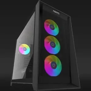 Computer case Aqirys XO-1 ARGB black — mid-tower chassis with ARGB lighting