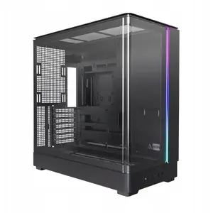 Datora korpuss Montech King 45 Black — Mid-Tower ATX, sānu panelis no rūdīta stikla