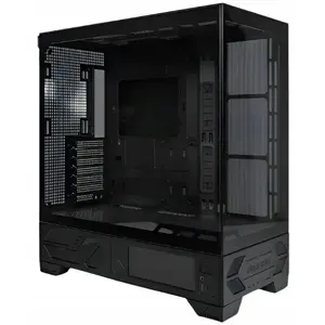Datora korpuss Valkyrie VK03 LCD Melns — mid-tower ar priekšējo LCD paneli
