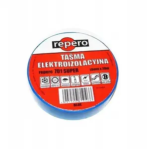 Izolācijas lente Blue Line TTE701S3-0019-20 — zila, 19 mm × 20 m