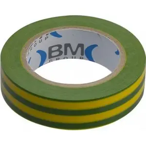 Insulation Tape BM S.P.A. TAŚMA IZOL.PCW 0.15x25mm 25m yellow-green