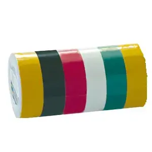 Insulation PVC Tape MEGA 19 mm x 3 m 6 pcs (model 13126)
