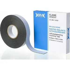 Insulating Tape BM S.P.A. TAŚMA IZOL.EPR S/WULK. 0.76 x 19 mm, 9 m, black