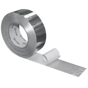 Armēta alumīnija lente K‑flex ALU AR CW 25 µm x 75 mm x 50 m (85NRCL75050AR18)