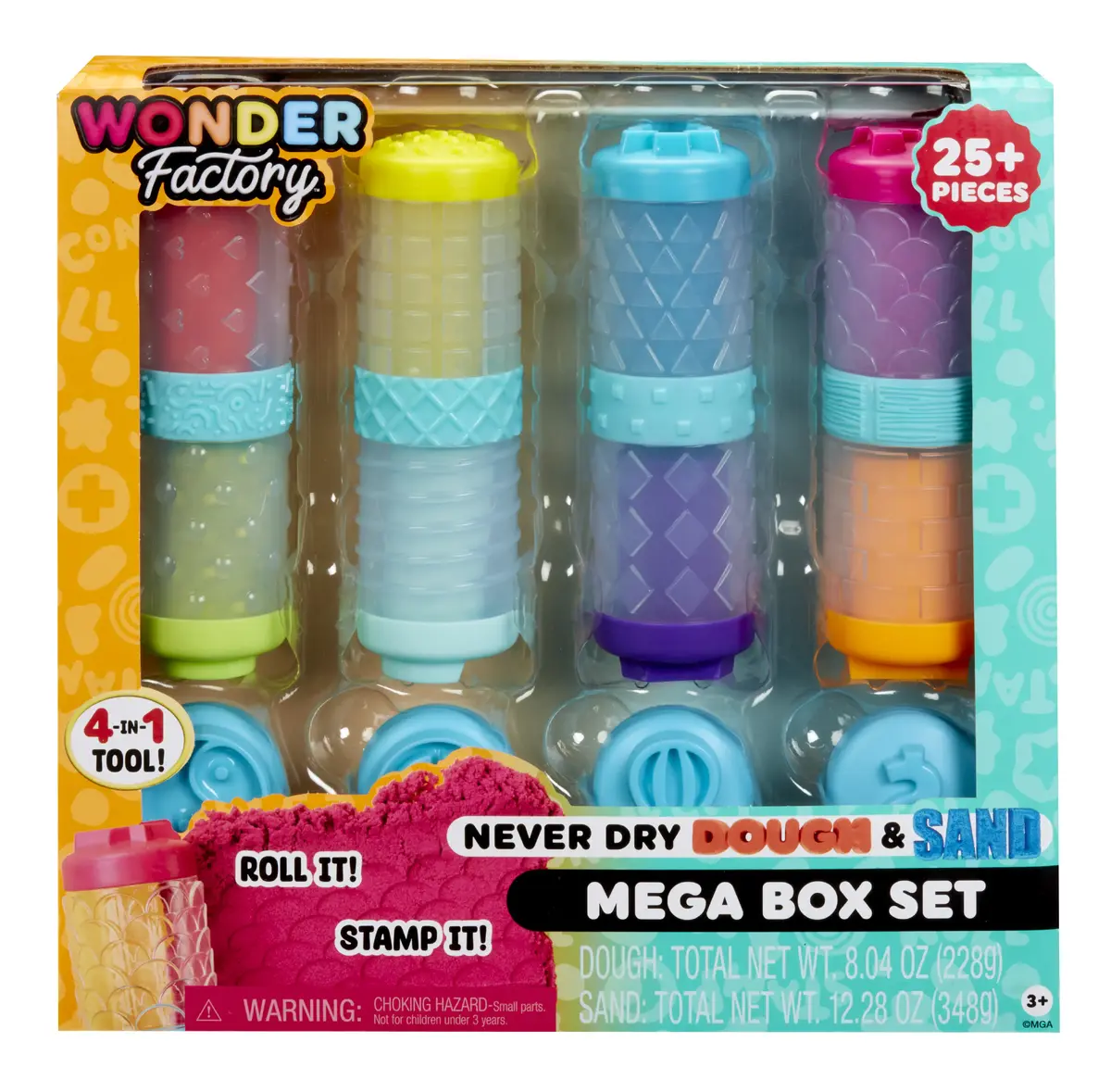 MGA Wonder Factory Never Dry Dough & Sand Mega Box Set Photo 2