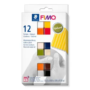 Modeling clay Staedtler FIMO 8023 C — 12 pcs × 25 g (300 g) multicolour