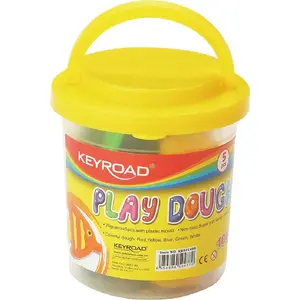 Modeling Clay Set Keyroad KEYROAD KR971498, 5 pcs with Molds, assorted colors