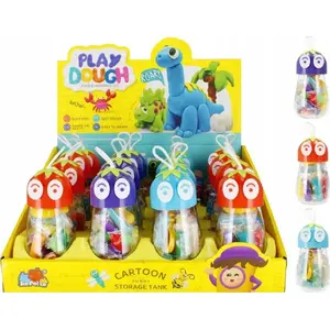 Modeling Clay Set Mega Creative MASA PLASTYCZNA OWOCKI 14 cm, mix of 4 colors, display pack