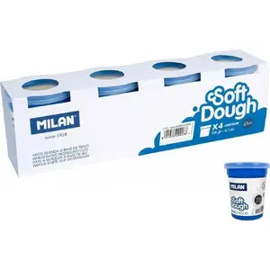 Modeling clay set Milan Basic 4 jars 116 g total white