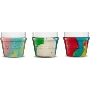 Modeling clay set ProGarden Ciastolina naturalna in jars, 3 pieces — non-toxic children's modeling dough