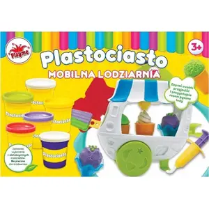 Playme Plastociasto Mobilna Lodziarnia — bērnu rotaļu pārvietojama saldējuma ratiņa, Playme (344491)