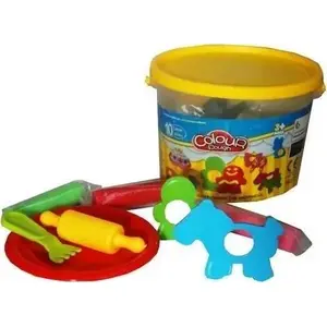 Modeling clay set Swede 10 colors with accessories – assorted non-toxic modeling compound