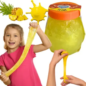 Canal Toys gel slime 70 ml — stretchable pineapple-scented anti-stress putty