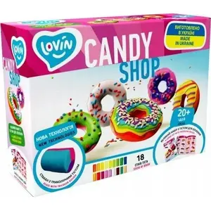 Modeling clay set HP CandyShop OKT6419 — children’s playset with colored dough (MPN OKT6419)