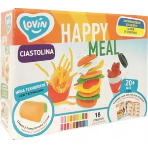 Maksik modelēšanas komplekts Happy Meal ēdiens plastilīns TM Lovin 41190 — bērnu spēļu komplekts
