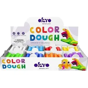 Modeling clay set LEANToys 96 pieces, 8 colors, assorted shapes and accessories