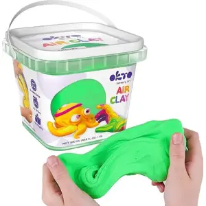 Air Dough Set Memory Solution — lightweight green modelling dough, 910 ml