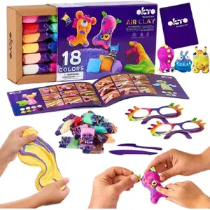 Light modeling clay set ProNice 18 colors (model 70151)