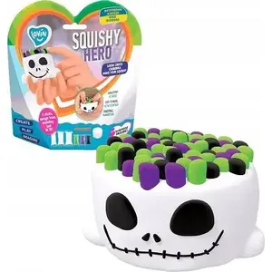 Mīkla komplekts Maksik Squishy Scary 70126 — viegla mīksta modelēšanas masa bērniem