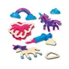 TEKA 621499 modelējamās masas komplekts Unicorns neon glitter Photo 4