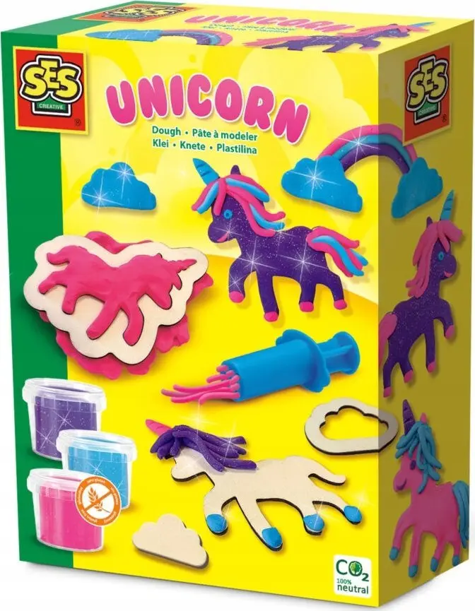 TEKA Unicorns Neon Glitter Modeling Clay Playset Photo 6