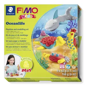 Modelēšanas plastilīns Staedtler FIMO kids 8034 — 4 gab. (jauktas krāsas)