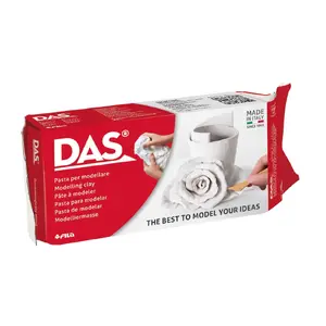 Modeling clay FILA DAS 387000 — 500 g white modeling compound for adults