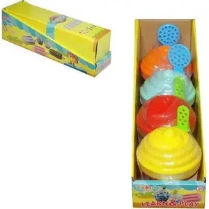Modeling clay set Swede Masa plastyczna desery — 4 colors, children's craft modeling compound