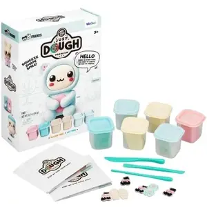 Usorteret Just Dough Bear Character Pack Soft Elegance 57 g × 6 — modeling dough set