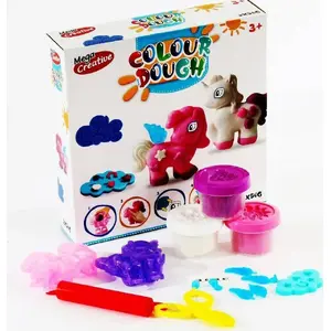 Art Set mega creative MASA PLASTYCZ KONIKI ZEST 24×24×6 — modelling compound set, 24 pieces