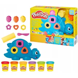Play-Doh Shapes & Colors Dino Starter Set by Usorteret – modeling compound play kit