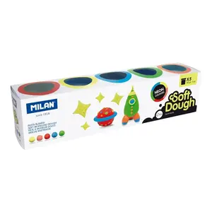 Modeling dough Milan 913505N — 890 g multicolour set, 5 pieces, box