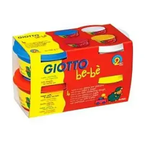 Набор пластилина giotto Giotto Ciastolina Be-be 4 цвета – мягкий детский пластилин