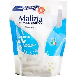 Šķidrais roku ziepes Malizia Crema do kawy 1000 ml — uzpildes pudele