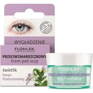 Eye Cream Floslek 15 ml – Świetlik (Eyebright) with Hyaluronic Acid, anti-wrinkle eye care