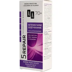 Eye Cream AA 5Repair Age Technology 70+ Intensive Nourishing Moisturizing 15 ml