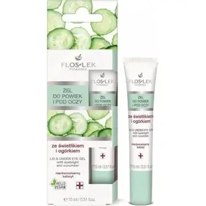 Eye Gel Floslek 15 ml with Eyebright and Cucumber — moisturizing eye care